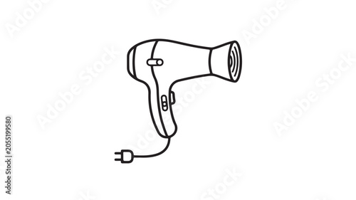 Hair Dryer With Electric Cord For Beauty Salon Concepts