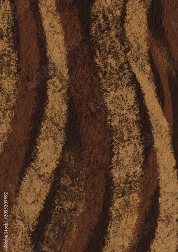 Dark Chocolate and Premium Cocoa Wave Abstract Background for Cafe , coffee, chocolate and bakery concept.