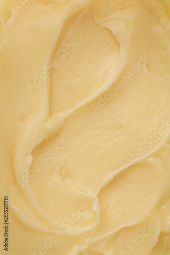 cream of yogurt, close up of cream, Custard, vanilla whipped cream texture, butter cream, vanilla yogurt desert, pudding, DESSERT