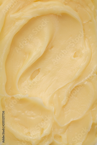 cream of yogurt, close up of cream, Custard, vanilla whipped cream texture, butter cream, vanilla yogurt desert, pudding, DESSERT