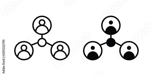 Bild auf Leinwand Stakeholders icon