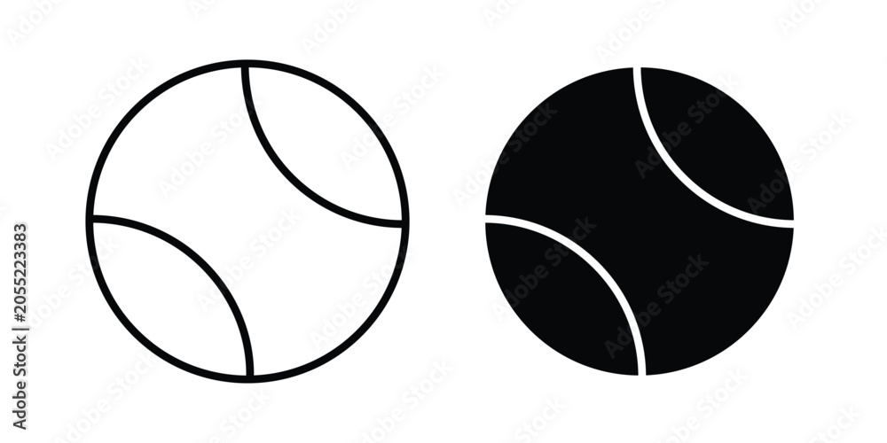 Fototapeta premium Tennis ball icon