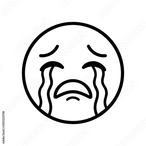 Konstfotografi Crying Face Emoticon Expression Sadness.