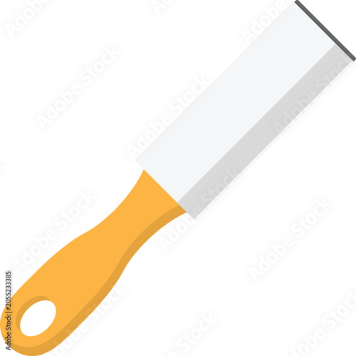 Lint Roller Flat Illustration. Clean Icon Design Element Isolated on White Background
