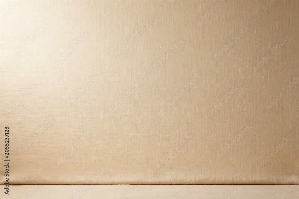 Fototapeta premium Minimalist Beige Fabric Texture with Soft Lighting