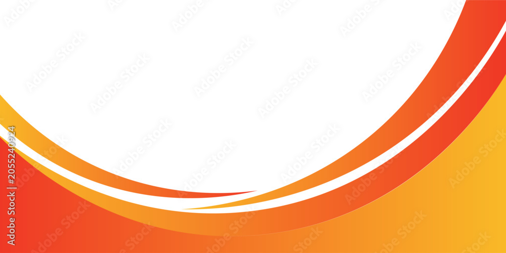 Obraz premium orange, banner, template, background, curve, gradient, design, abstract, vector, modern, pattern, creative, style, texture, colors, graphic, presentation, wave, cover, website, business, card, layout,