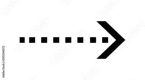 Black arrow pointing to right.