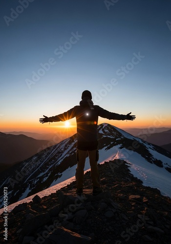 Dawn's Embrace: Summit Serenity