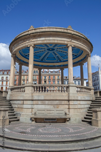 Plaza del Castillo kiosk or bandstand, Pamplona, Spain