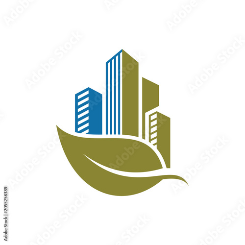 Building icon design template. Vector illustration