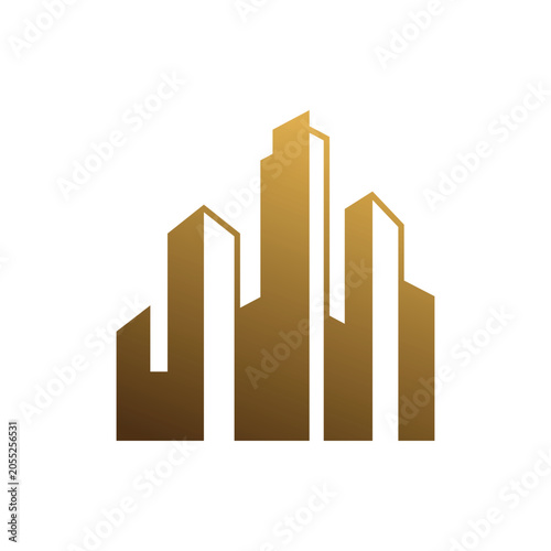 Building icon design template. Vector illustration