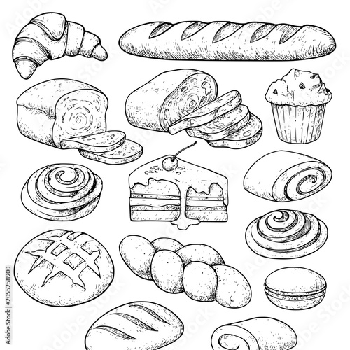 collection of bread