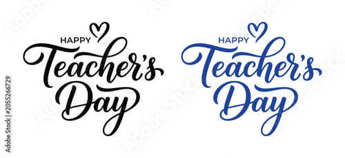 Foto Happy teacher's day greeting cards with heartfelt messages