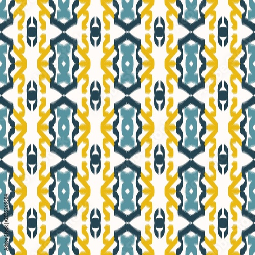 Seamless Tribal Stripe Textile Pattern
