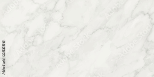 Foto Elegant Marble Surface: A detailed view of a pristine white marble surface with subtle grey veining, showcasing its natural texture and sophisticated appeal
