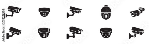 Tableau sur toile Security camera icon