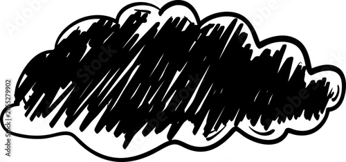 Hand Drawn Cloud Shape