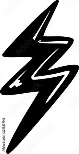 Hand Drawn Lightning Bolt