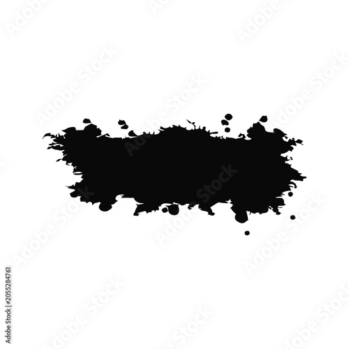 Fényképezés Traditional Ink Blot, Ink, Ink Dot, Black