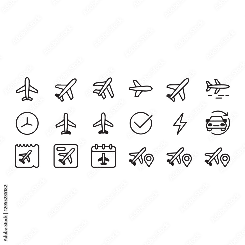 Fototapeta premium set of icons for web