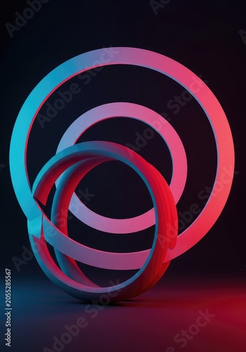 Conceptual visualization of recursive repetition within a closed abstract geometric structure, illustrating self-reinforcing ideas and isolation, sound, endless, form