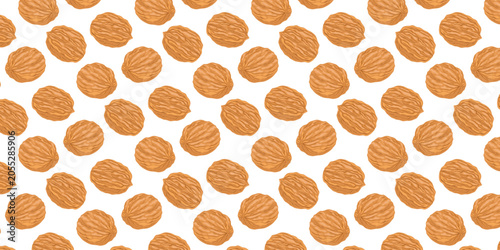 Seamless Pattern Walnut Whole Collection