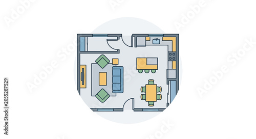 Modern Apartment Floor Plan Layout Design 11.