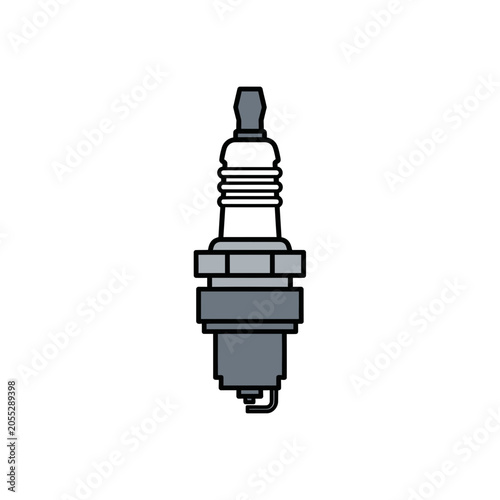 Photos Spark Plug Icon Vector