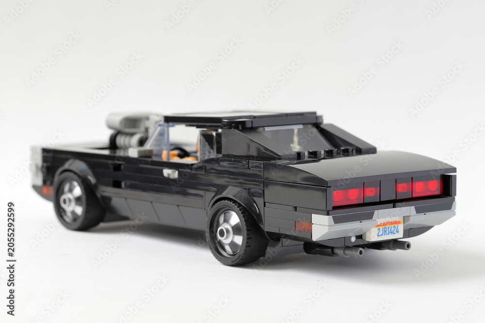 Naklejka premium Lego car Dodge Charger