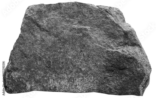 Plakat w ramie A large, solid, oblong stone