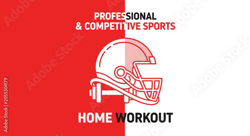 American Football Helmet With Dumbbell For Home Workout And Professional Sports