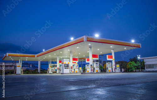 Quadro su tela Gasoline pump nozzle sign