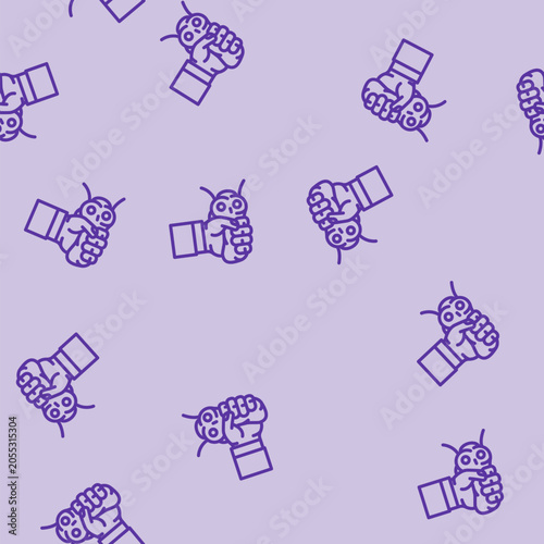 Φωτογραφία squeeze toy fidget line seamless pattern squeeze toy fidget thin line illustrati