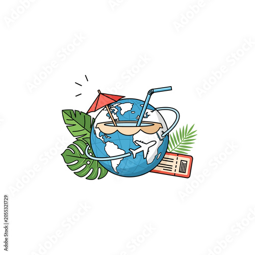 Earth in a cocktail glass.