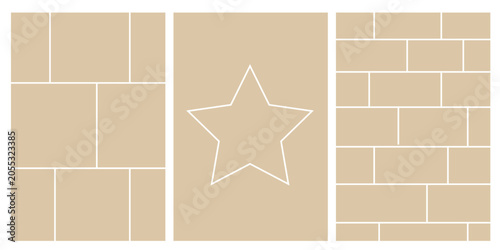 Photos Image collage layout template