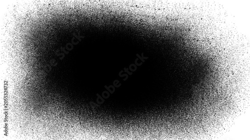 A square shaped black gradient with a grainy texture on a white background