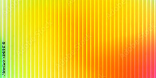 Canvas Print Colorful ribbed fractal glass shimmers with energy of summer warmth and joy