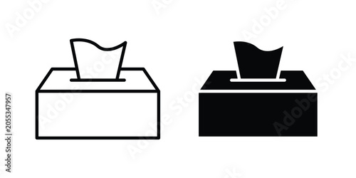 Foto Box tissue icon