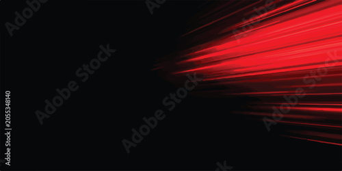 Obraz na płótnie Diagonal red light streaks motion background with high speed abstract background