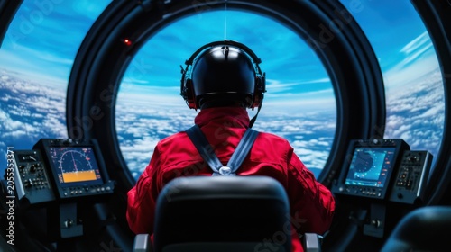 Submarine exploration ocean depths futuristic technology space-like environment close-up view adventure concept