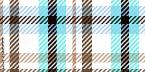 Obraz na płótnie A geometric tartan-style textile pattern with a large check for fabrics and back