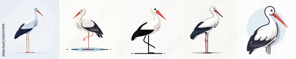 Fototapeta premium Stork bird