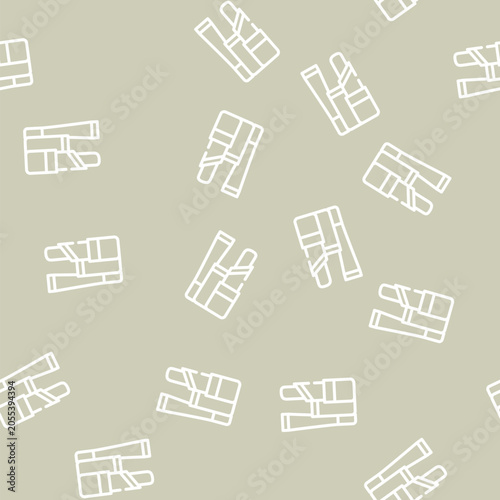 Foto perm and hair straighteners line seamless pattern perm and hair straighteners th