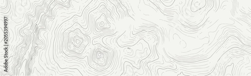 Abstract Topographic Map Background with Elevation Contour Lines