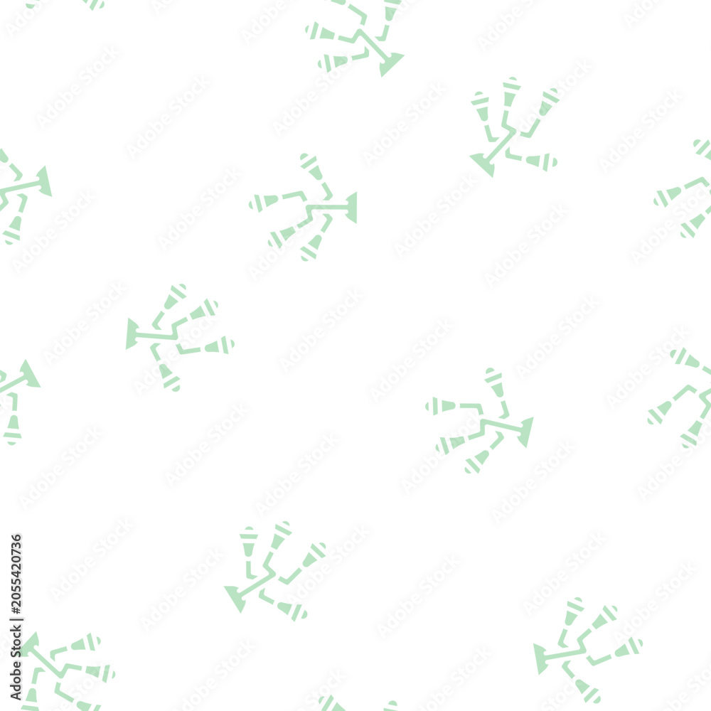 Obraz premium design chandelier glyph vector seamless pattern. design chandelier signthin illustration