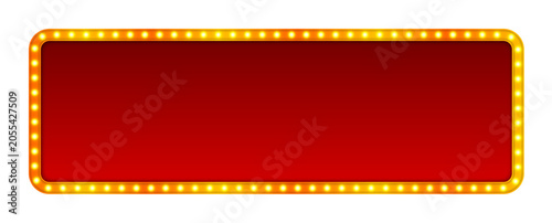 Cinematic Light Bulb Sign ratio 3;1