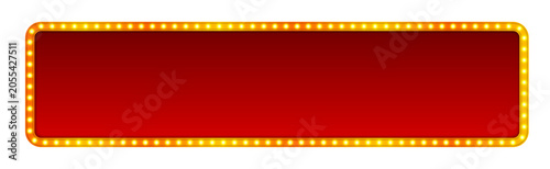 Cinematic Light Bulb Sign ratio 4;1