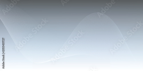 Bilde på lerret Abstract background with white holographic line pattern in soft pastel colors