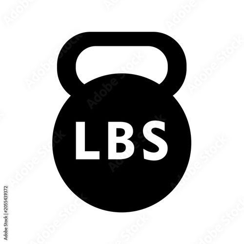 Kettlebell Icon Silhouette Vector Image