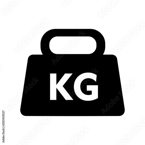 Kettlebell Icon Silhouette Flat Image